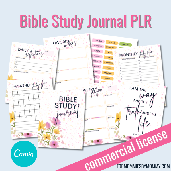 New Creation Bible Journal Set : The Planner Nerd PLR