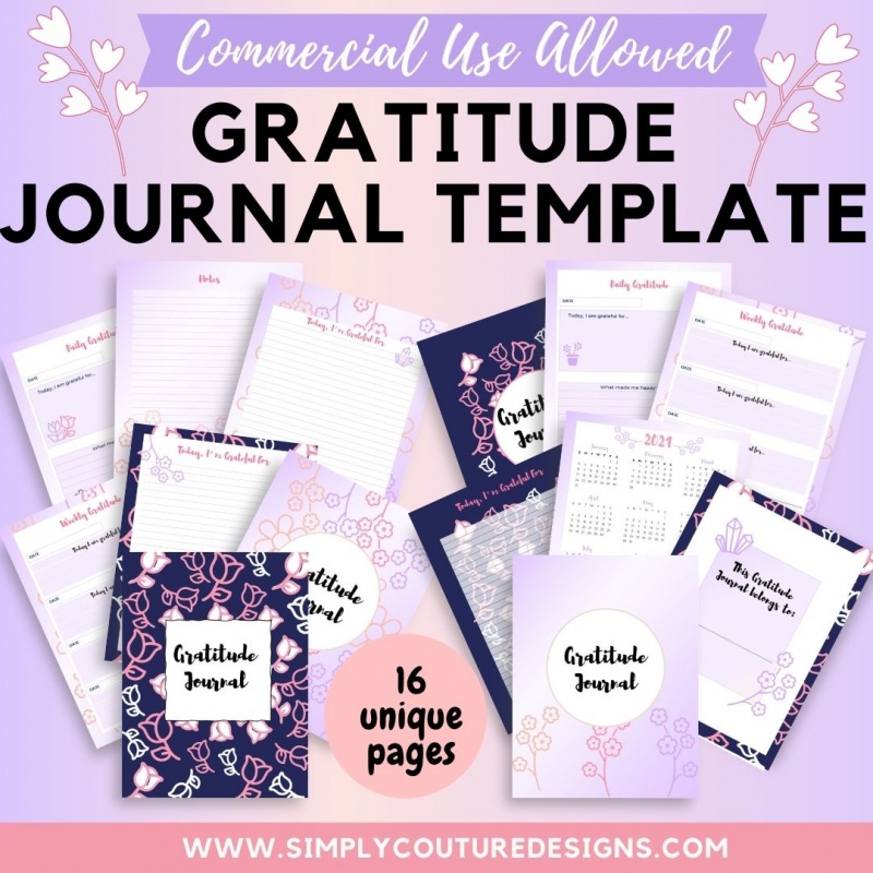 Dream Life Journal Watercolor Clip Art Pack : Simply Couture PLR