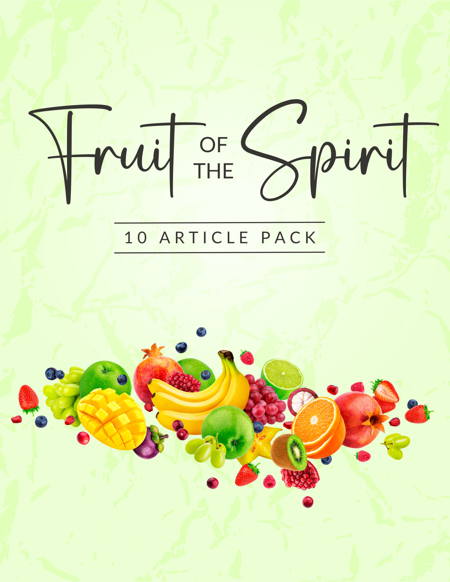 Article Pack: Fruit of the Spirit | Daily Faith PLR